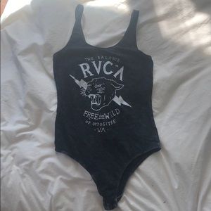 Rvca scoop neck bodysuit